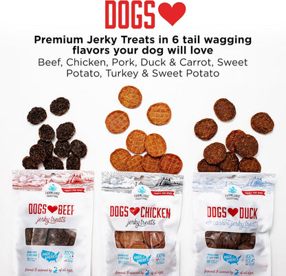 Dogs Love Chicken Premium Jerky Treats for Dogs