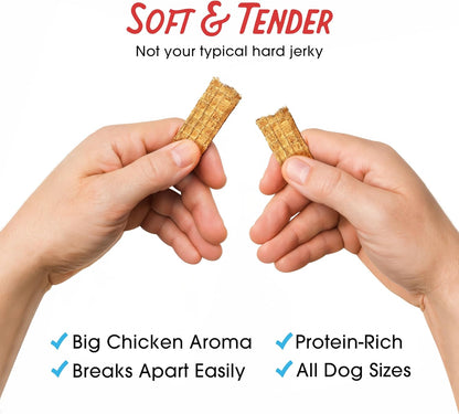 Dogs Love Chicken Premium Jerky Treats for Dogs